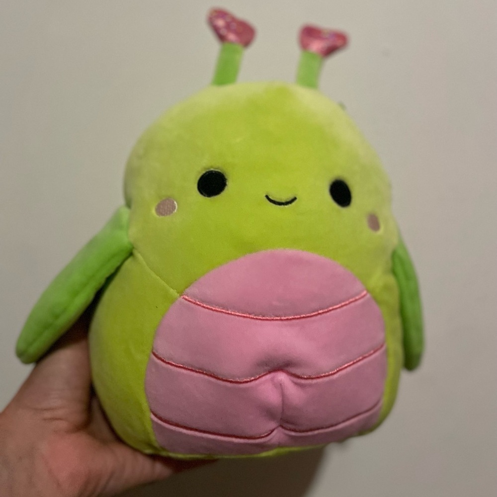 8" Valentine's Day Squishmallows Hadeon‎ The Green Grasshopper